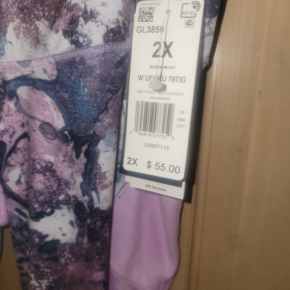 NWT Womens Plus sz 2X Adidas Zoe Saldana Multi Sport  Athletic Pants - Picture 9 of 10